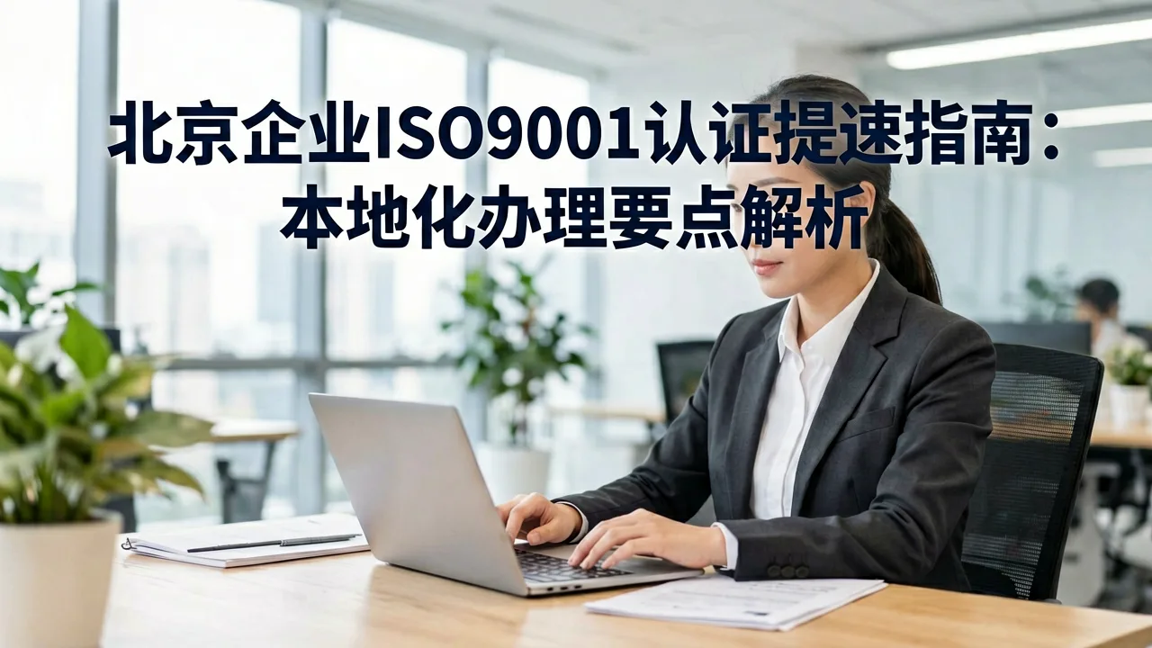 北京企业ISO9001认证提速指南:本地化办理要点解析