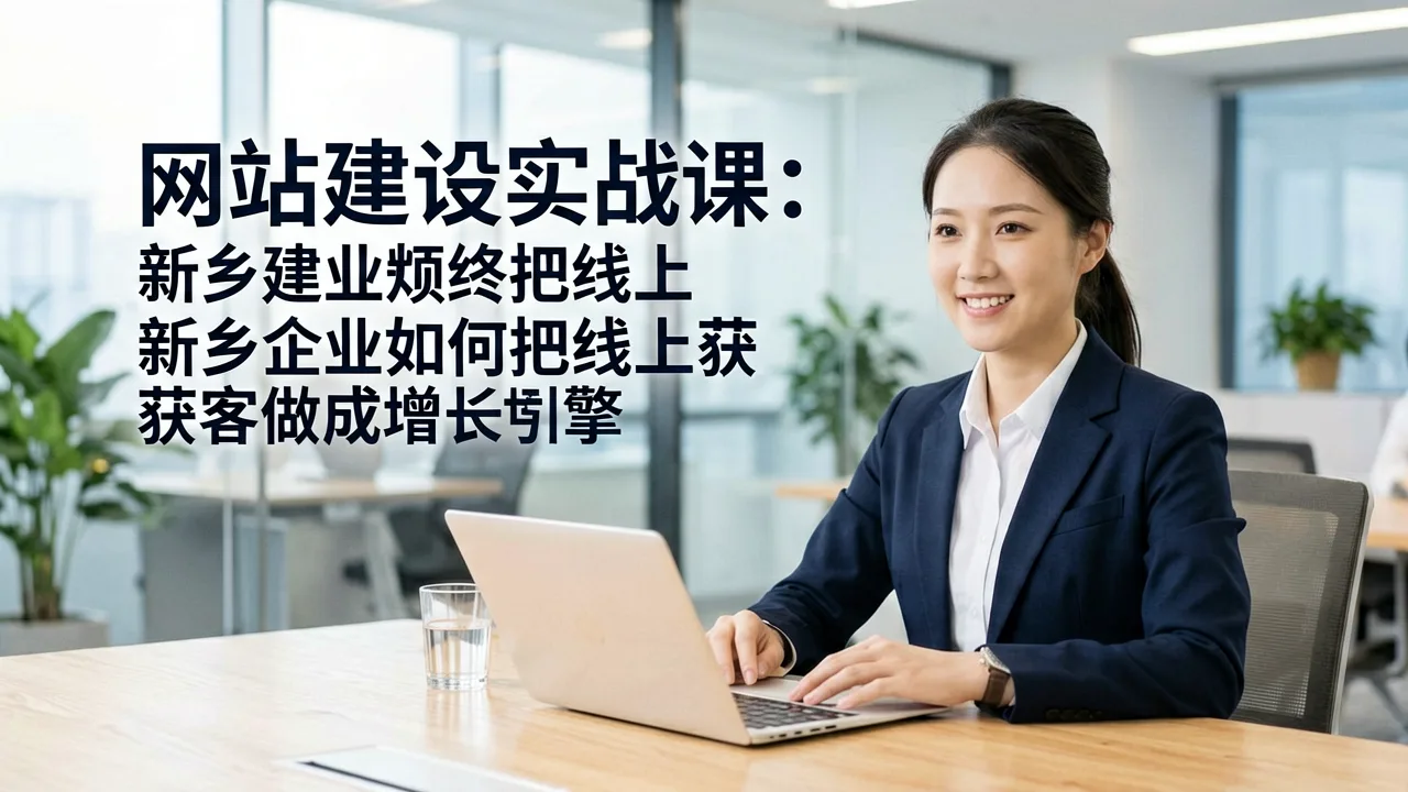 网站建设实战课:新乡企业如何把线上获客做成增长引擎